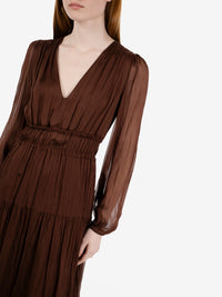 Cocoa empire line maxi dress
