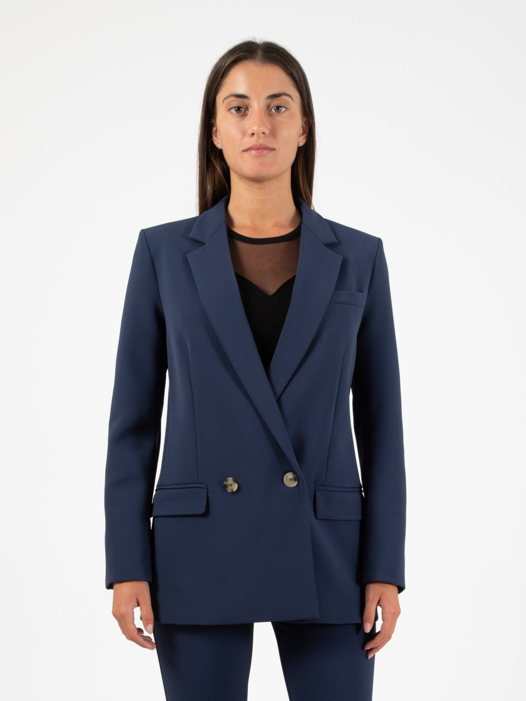Navy Double Breasted Blazer