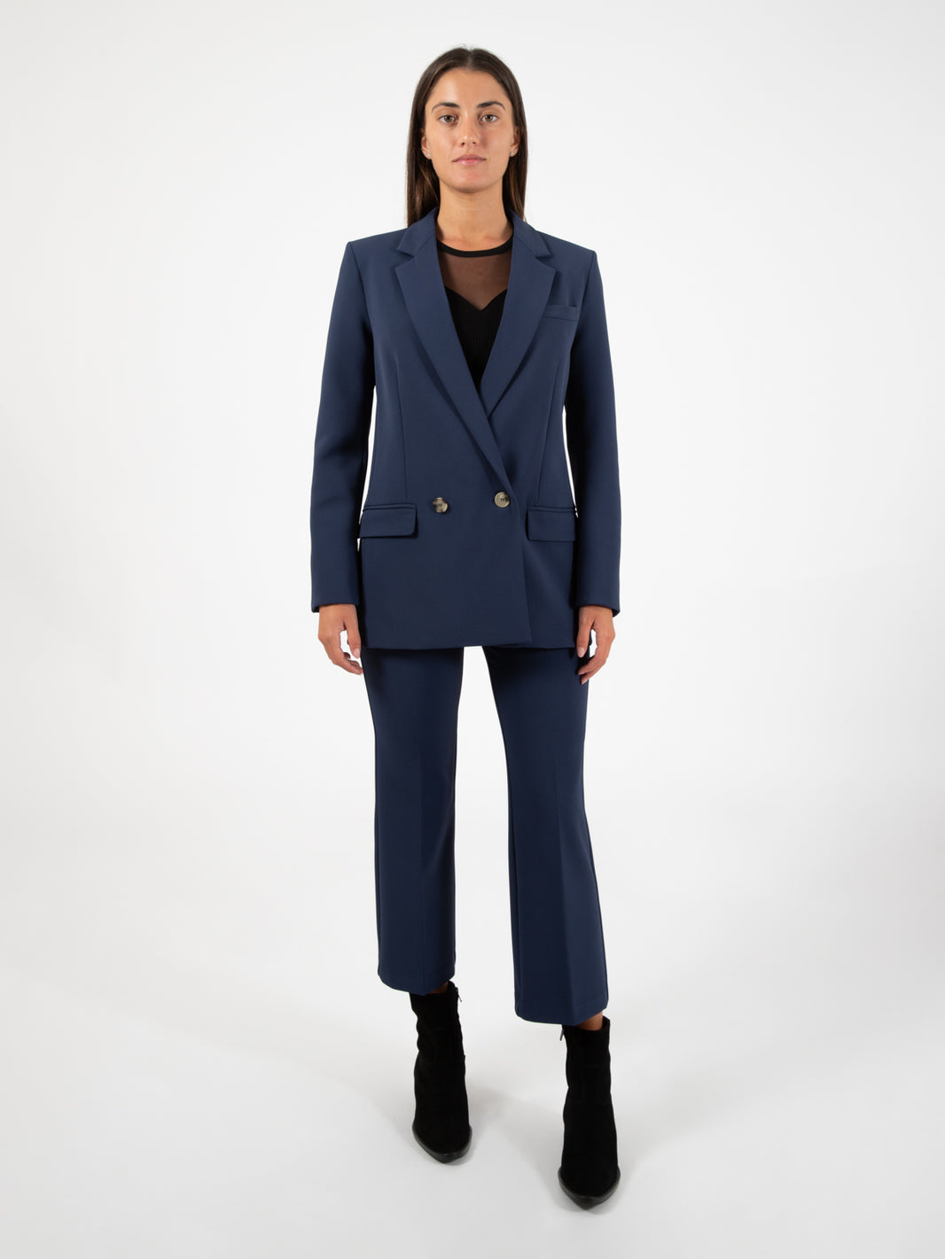 Navy Double Breasted Blazer