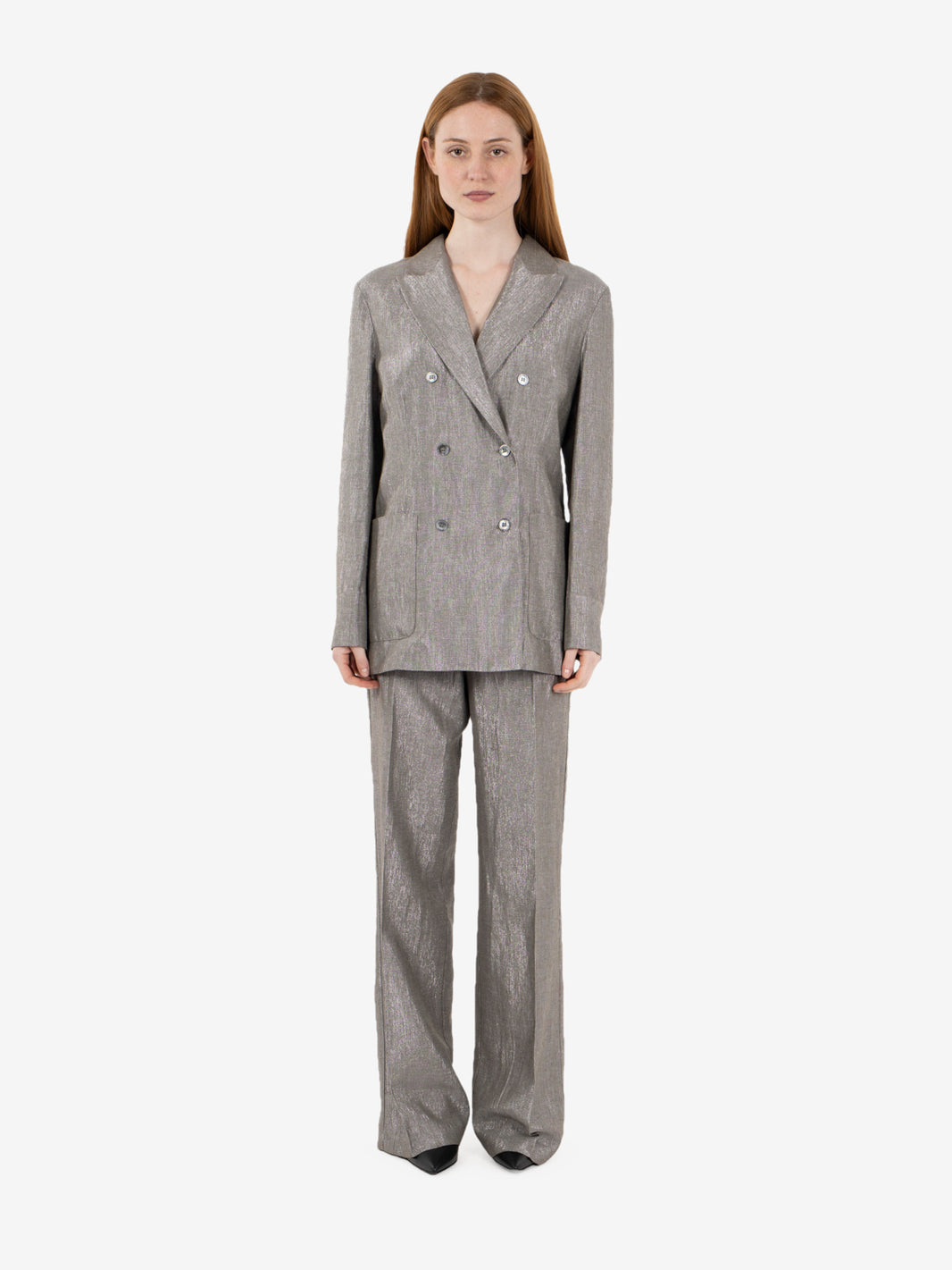 Blazer doppiopetto silver