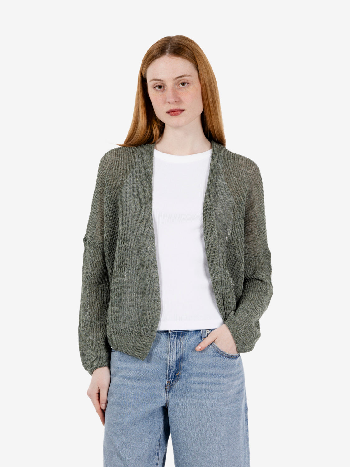 Agave open cardigan