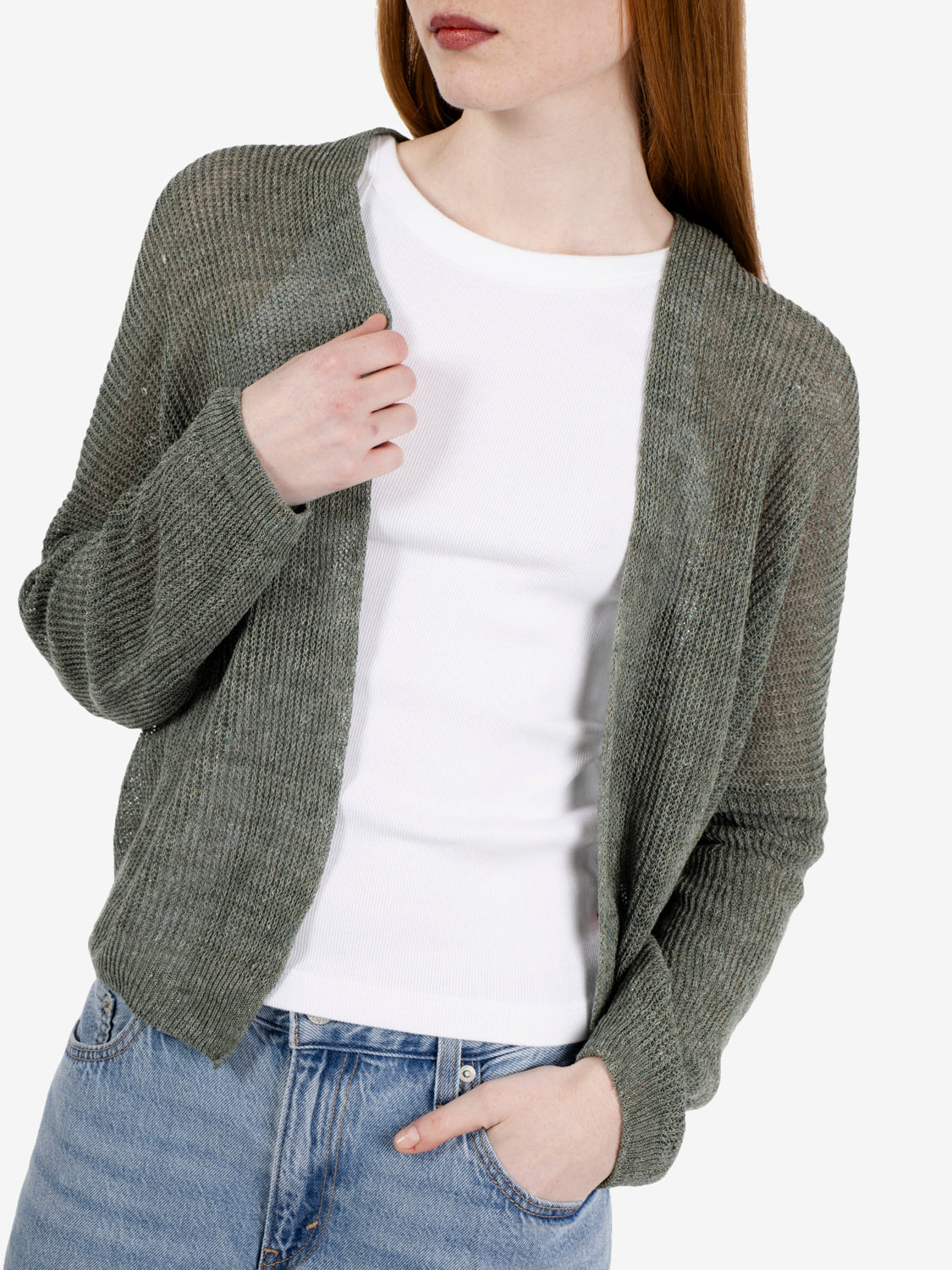 Agave open cardigan