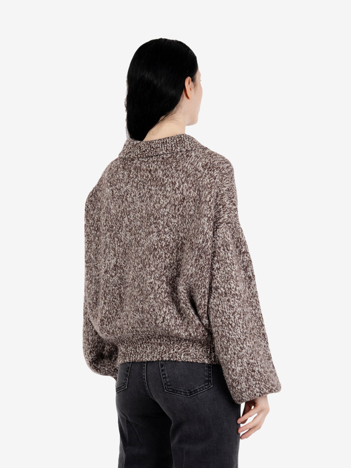 Cardigan con colletto cocoa