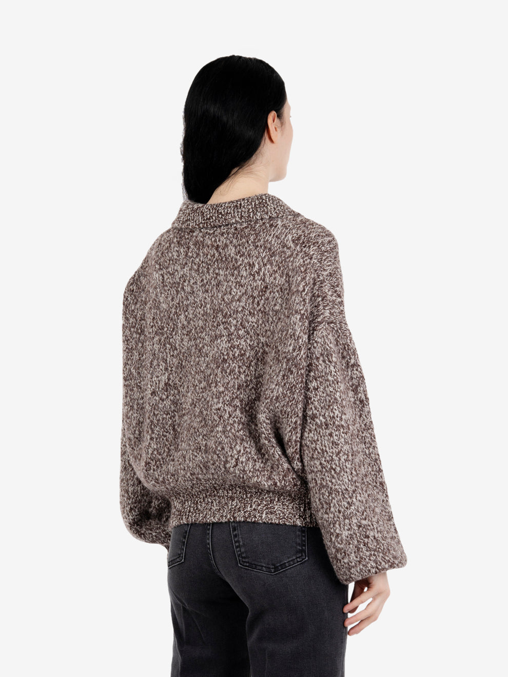 Cardigan con colletto cocoa