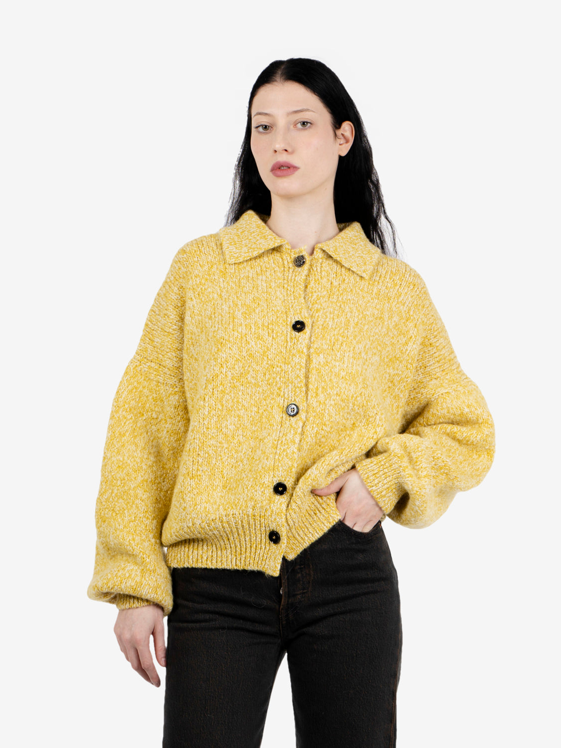 Cardigan con colletto sun