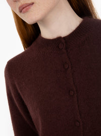 Cardigan mohair fondente