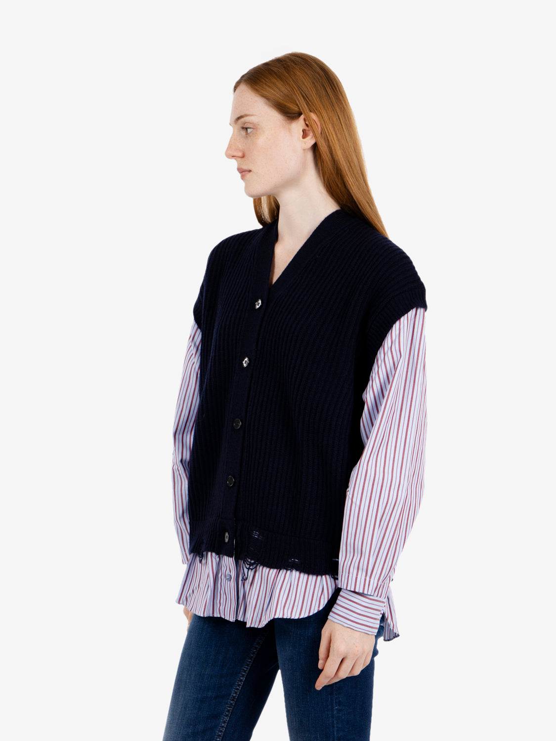 VEST AND SHIRT BLUE/BLACK M3AC0016_ACU89S