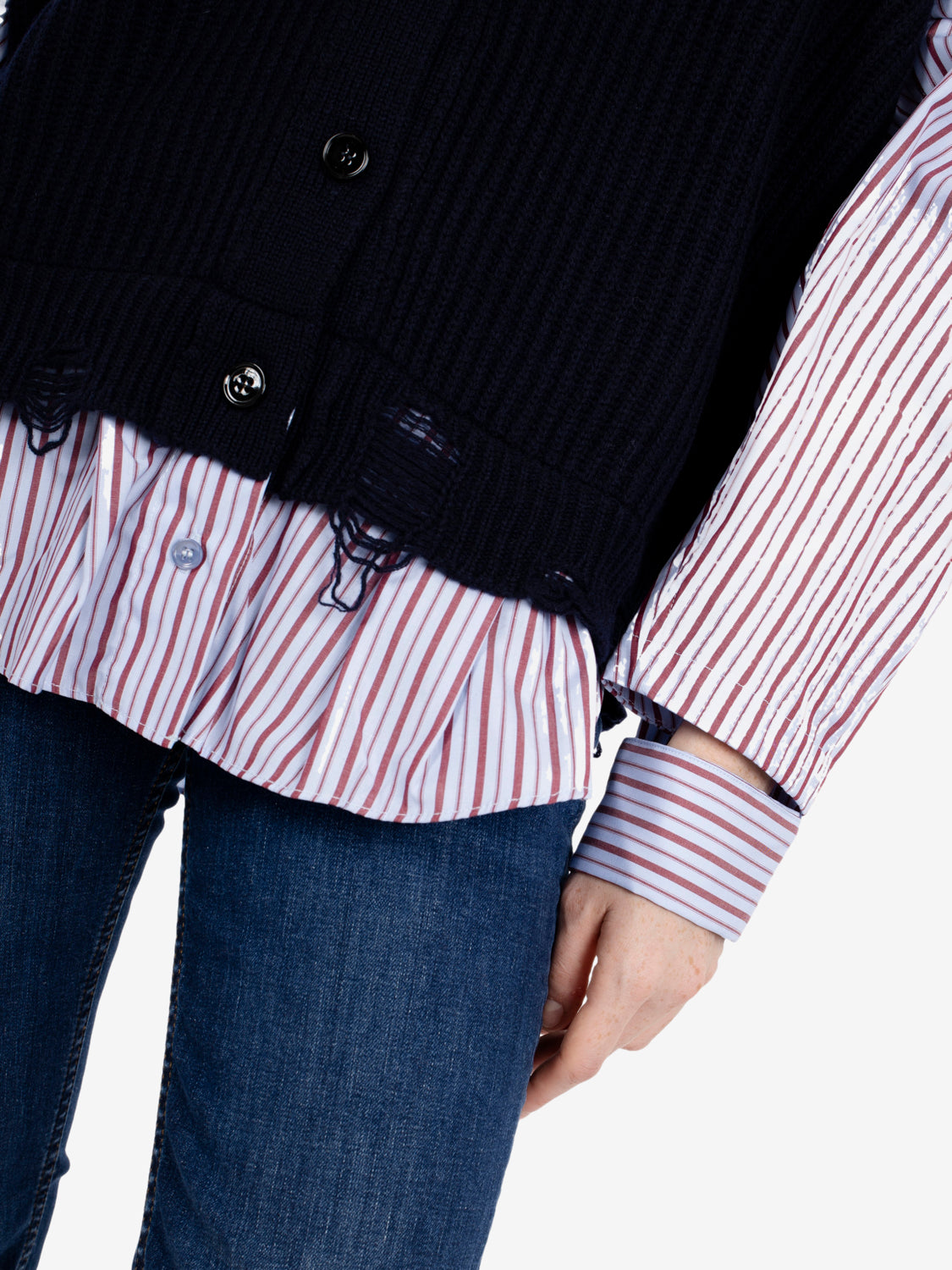 VEST AND SHIRT BLUE/BLACK M3AC0016_ACU89S