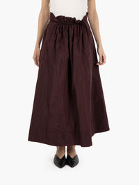 Brown muslin skirt