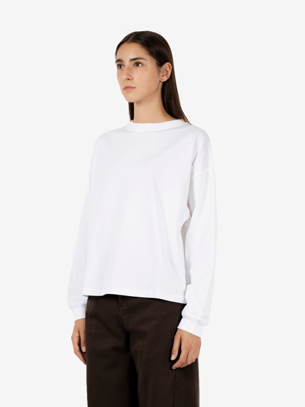 White cotton jersey