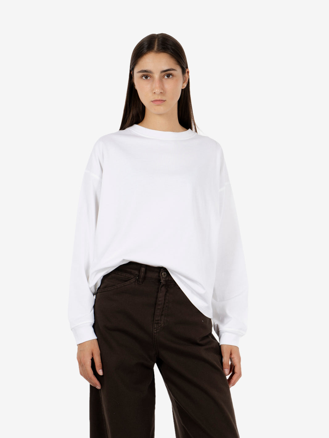 White cotton jersey