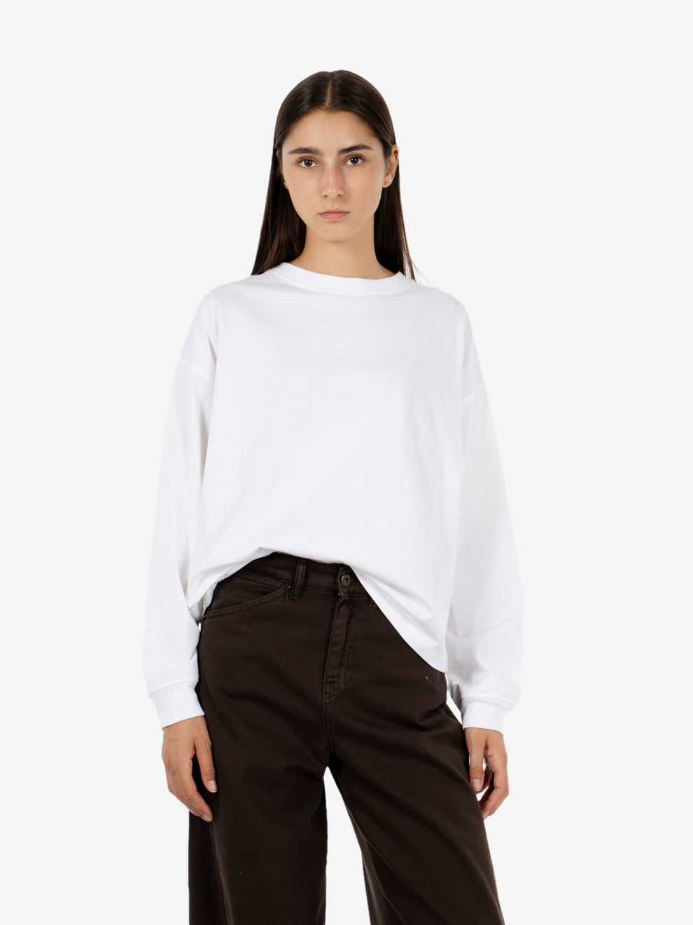White cotton jersey