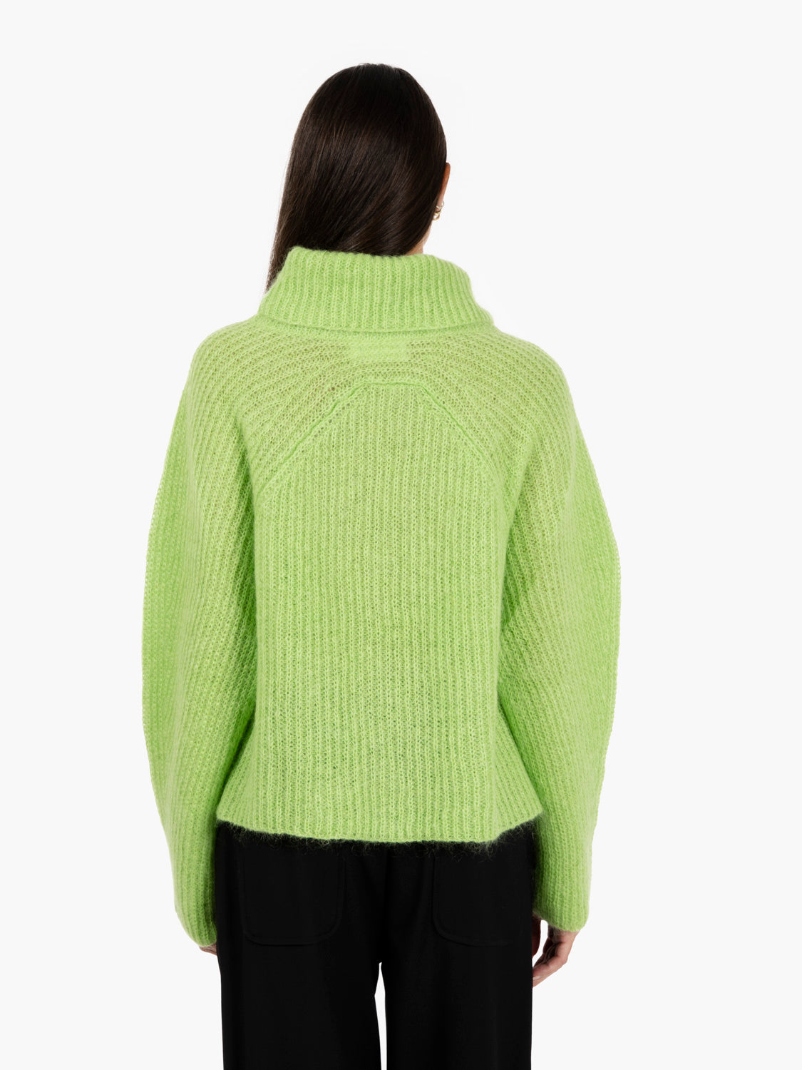 Apple Mohair Turtleneck Sweater