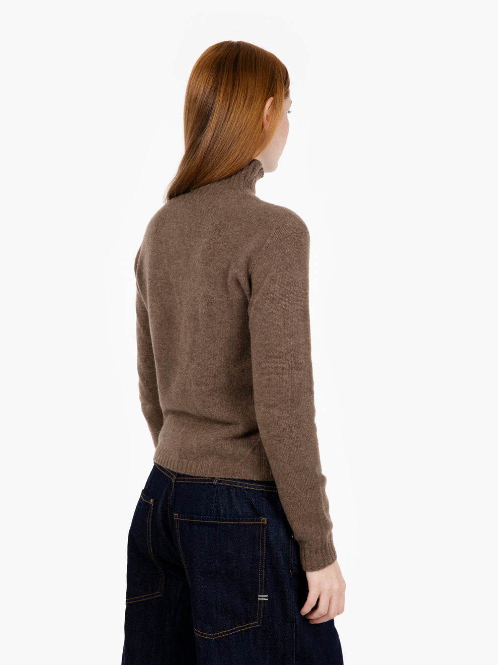 Hazelnut turtleneck sweater