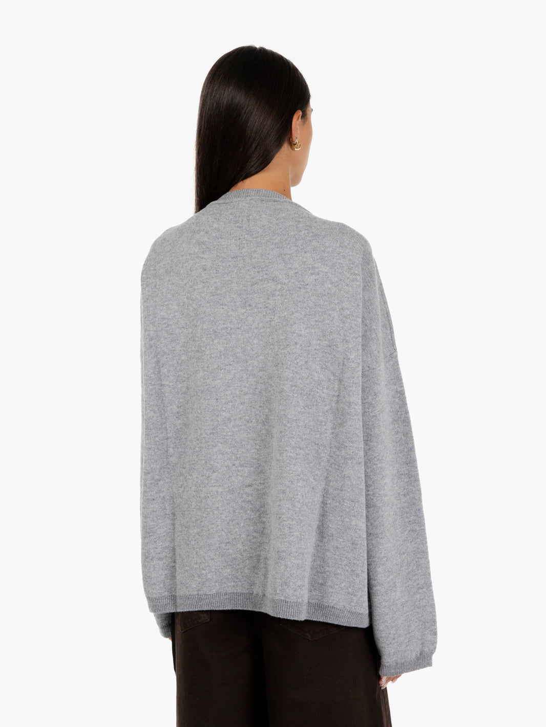 Maglione con tasche alluminio