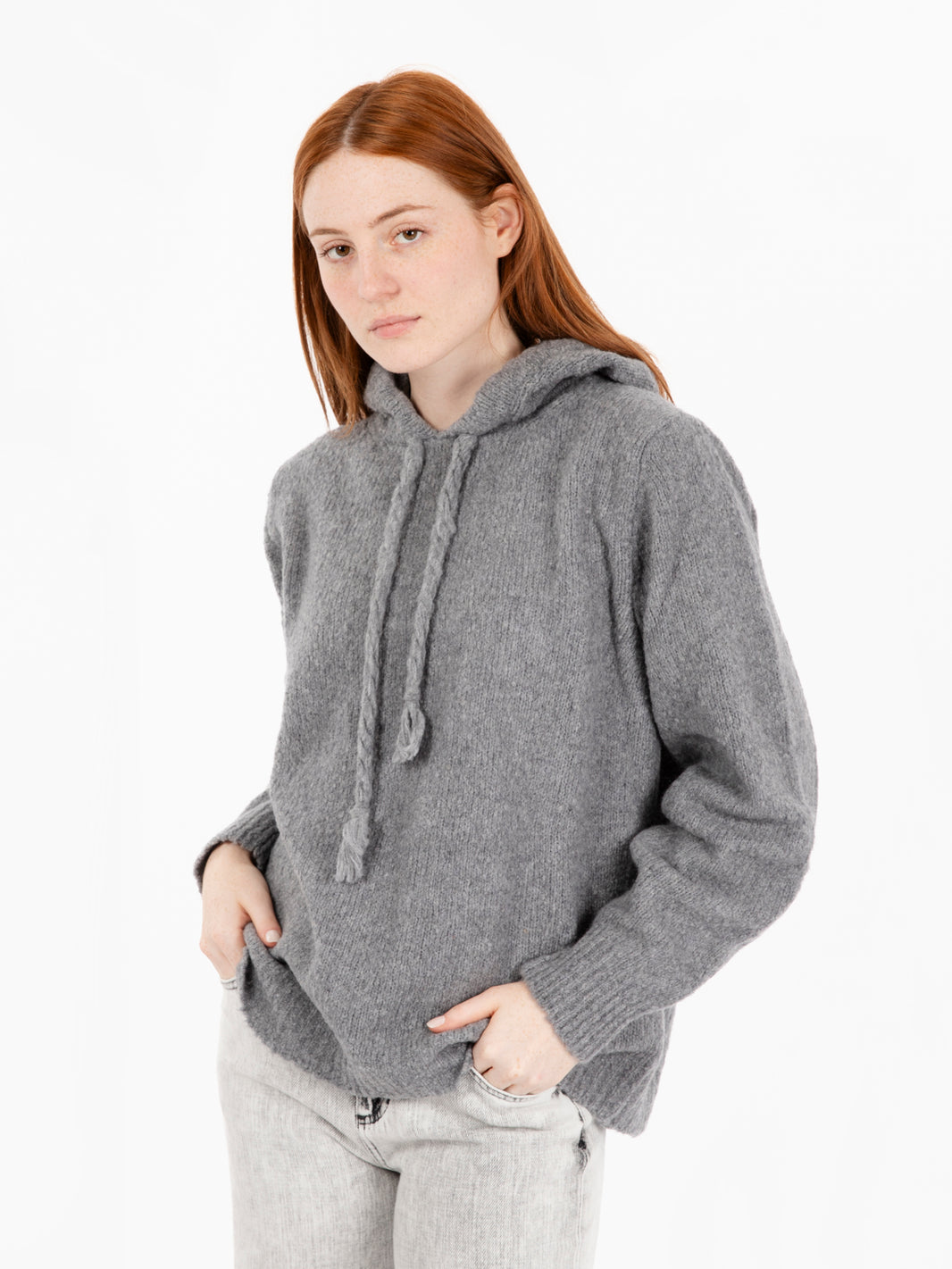 Grey sweatshirt sweater