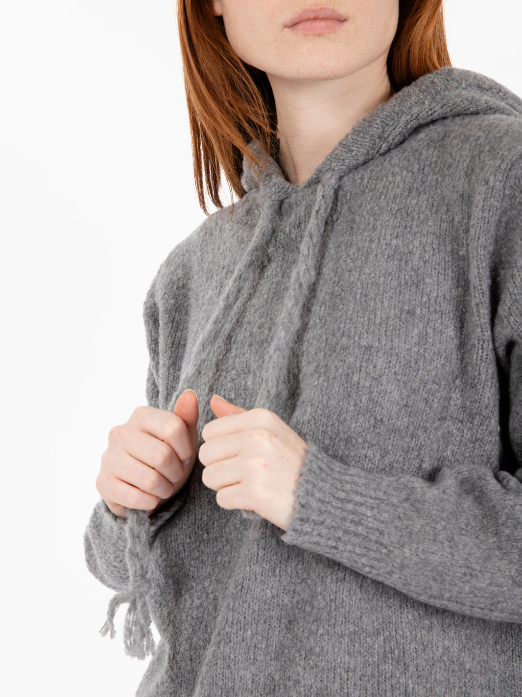 Grey sweatshirt sweater