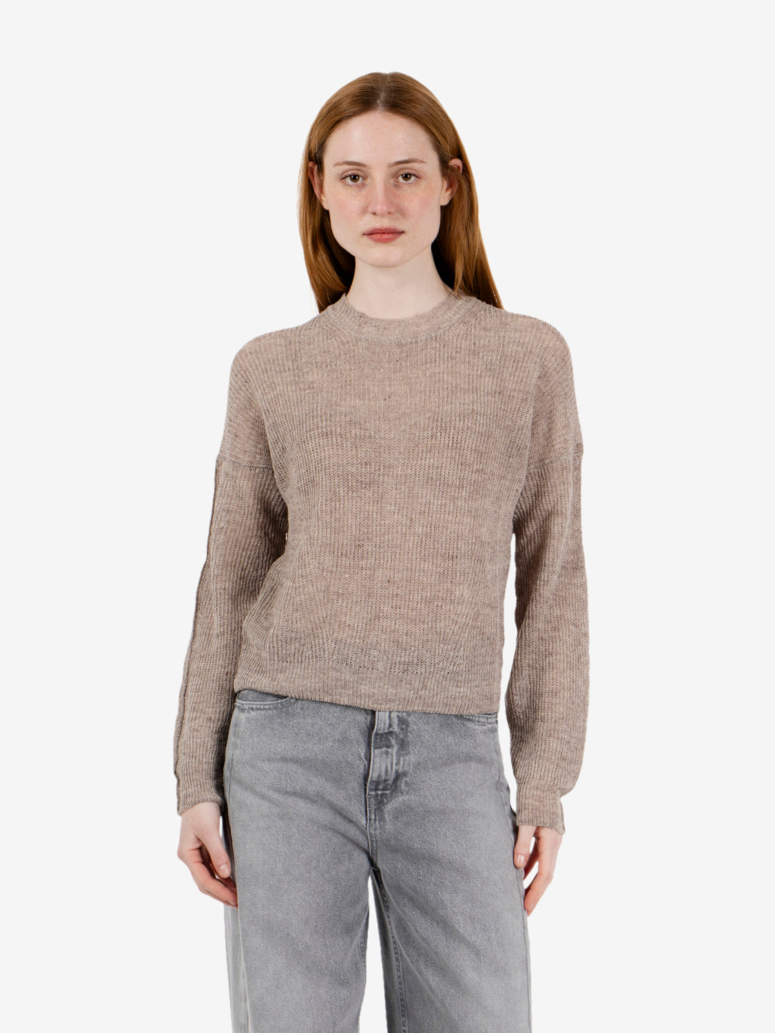 Maglione girocollo corda
