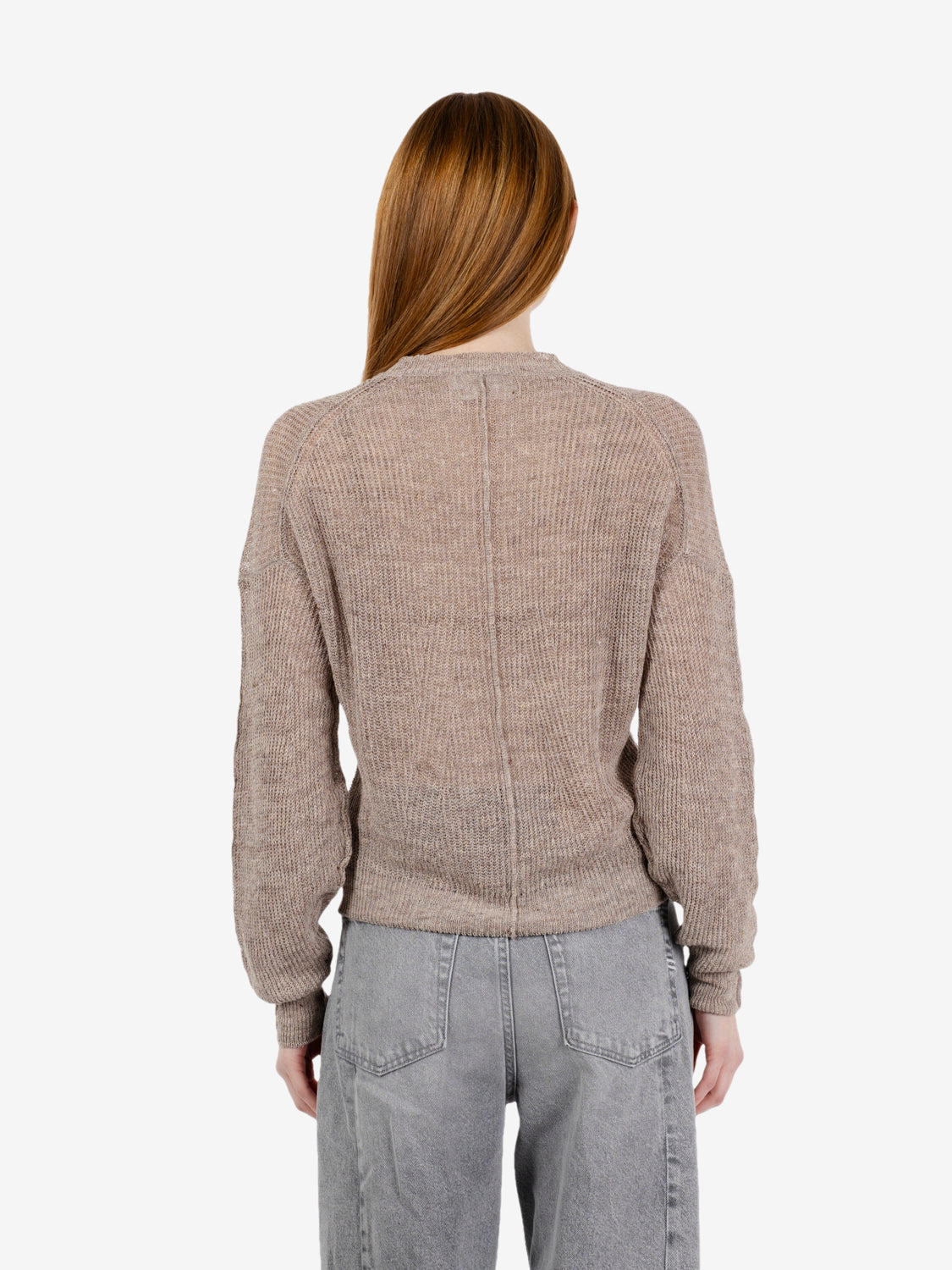Maglione girocollo corda