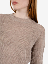 Maglione girocollo corda