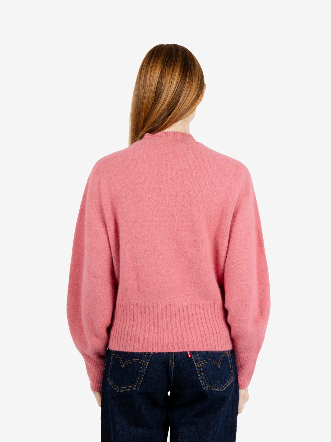 Mohair candy crew-neck sweater