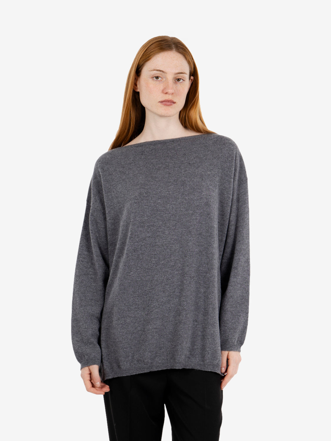 Stone oversized wool sweater