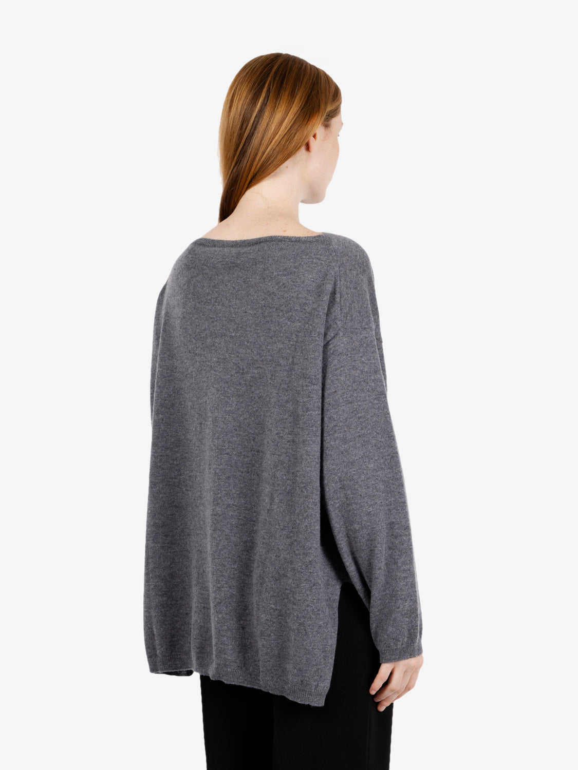 Stone oversized wool sweater