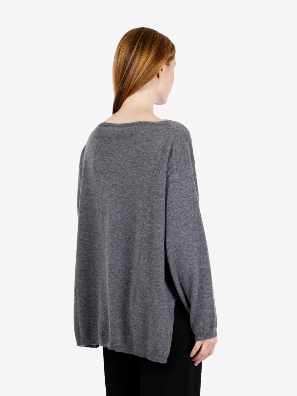 Stone oversized wool sweater