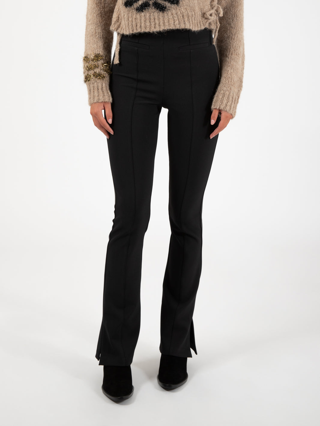 Pantaloni flare neri