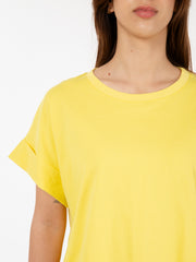 SOLO TRE - T-shirt in cotone con maniche ampie sole