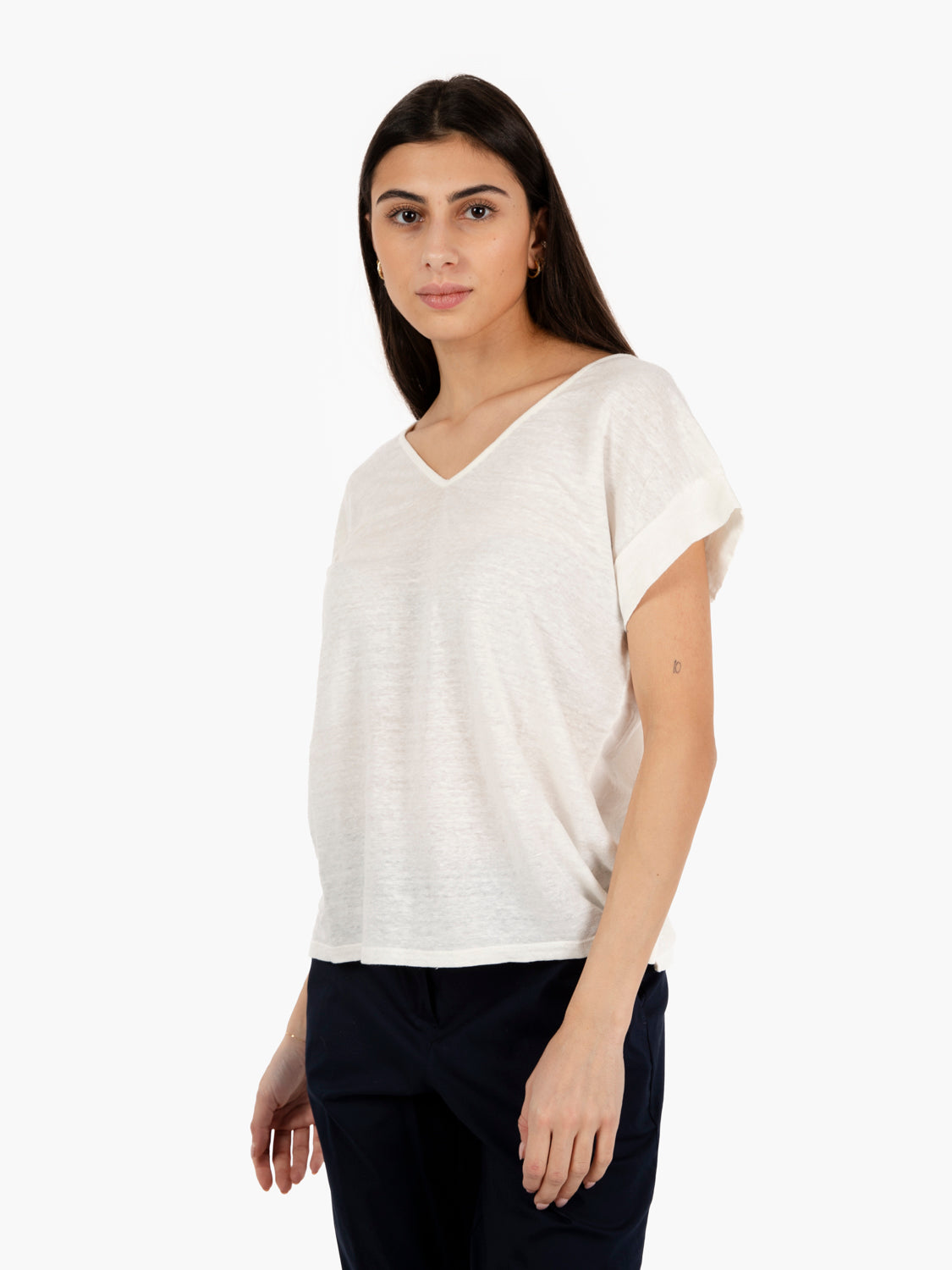 Milk Linen T-Shirt