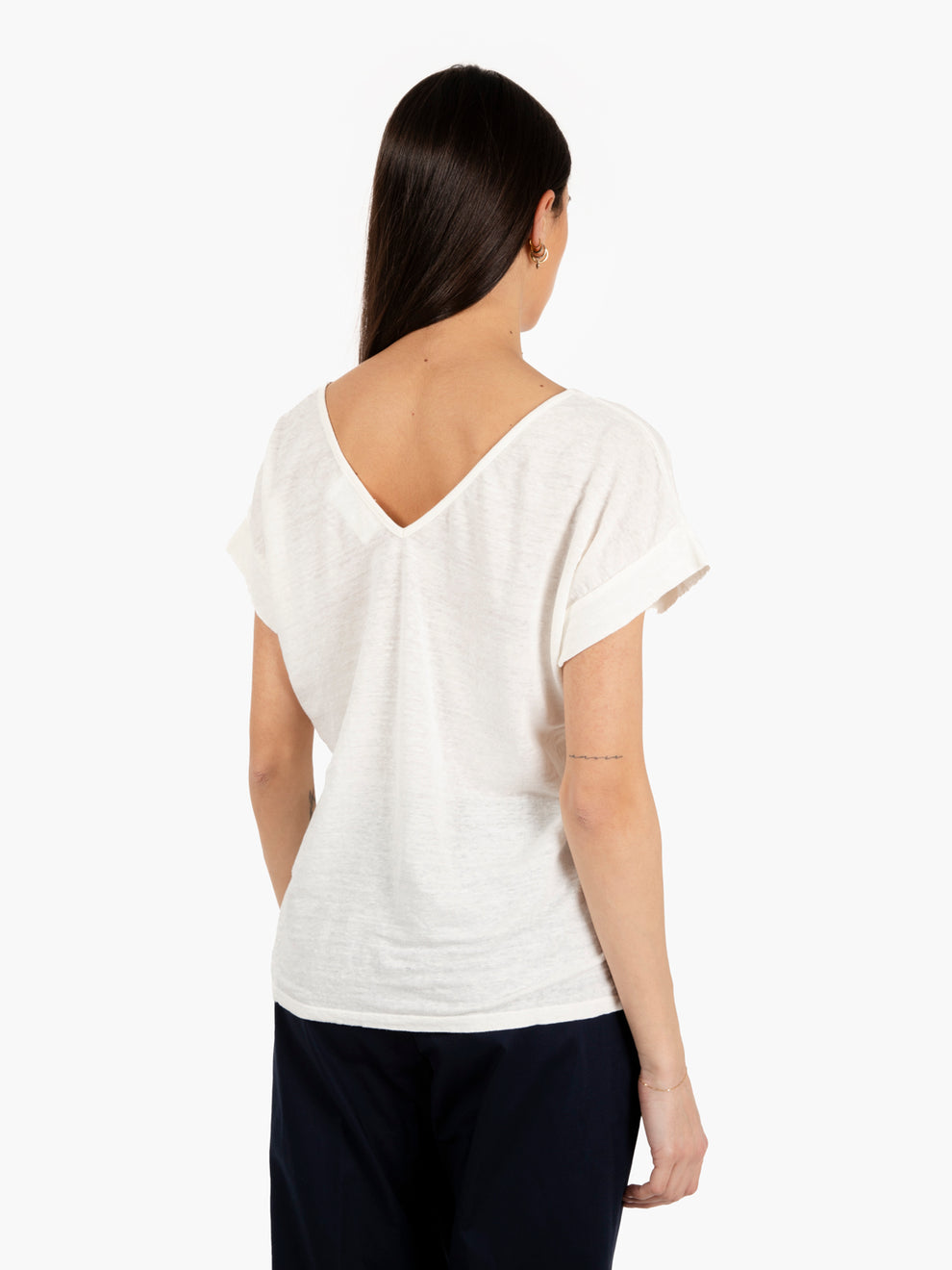 Milk Linen T-Shirt