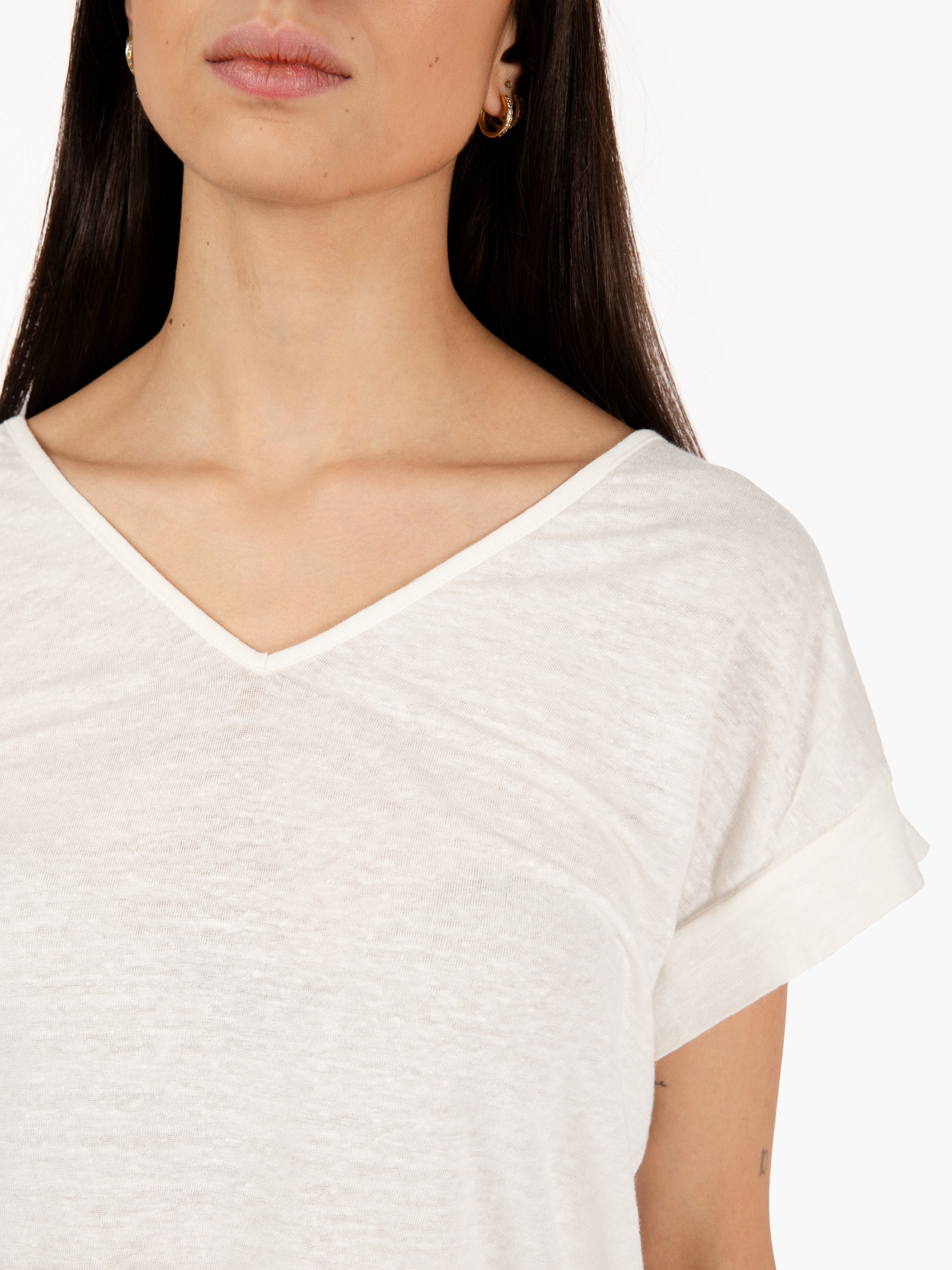 Milk Linen T-Shirt