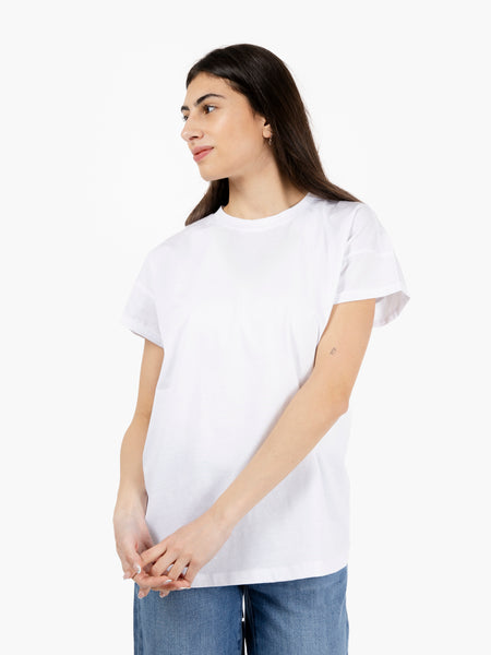 T-shirt oversize girocollo bianco