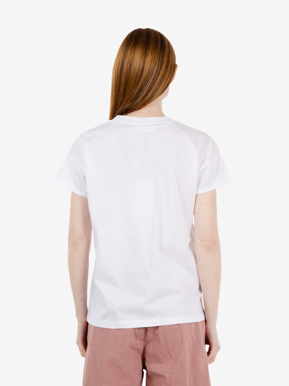 Natural V-neck t-shirt