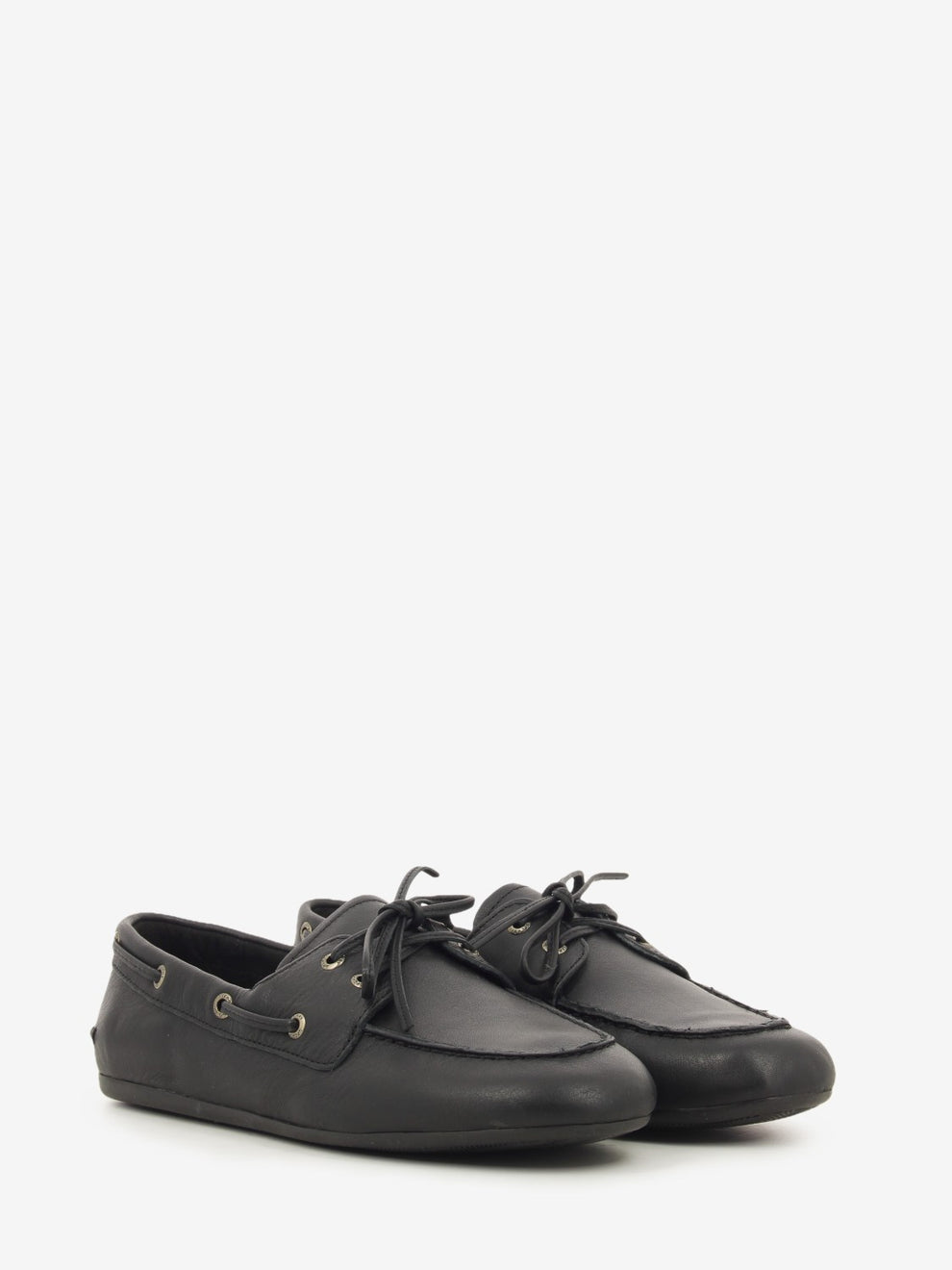 SLIMBOATKILT BLACK SMOOTH LEATHER SPSSLIMBOAT-BKL