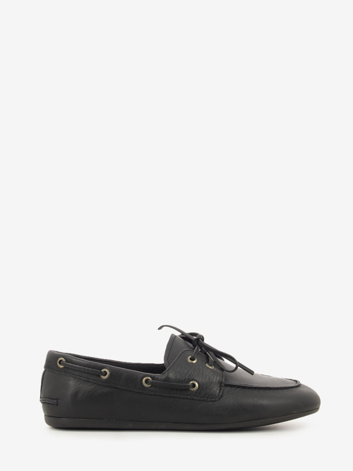 SLIMBOATKILT BLACK SMOOTH LEATHER SPSSLIMBOAT-BKL