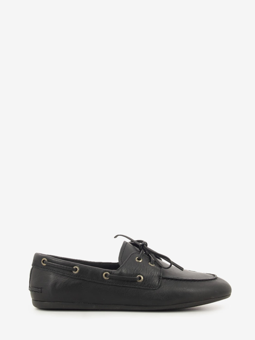 SLIMBOATKILT BLACK SMOOTH LEATHER SPSSLIMBOAT-BKL