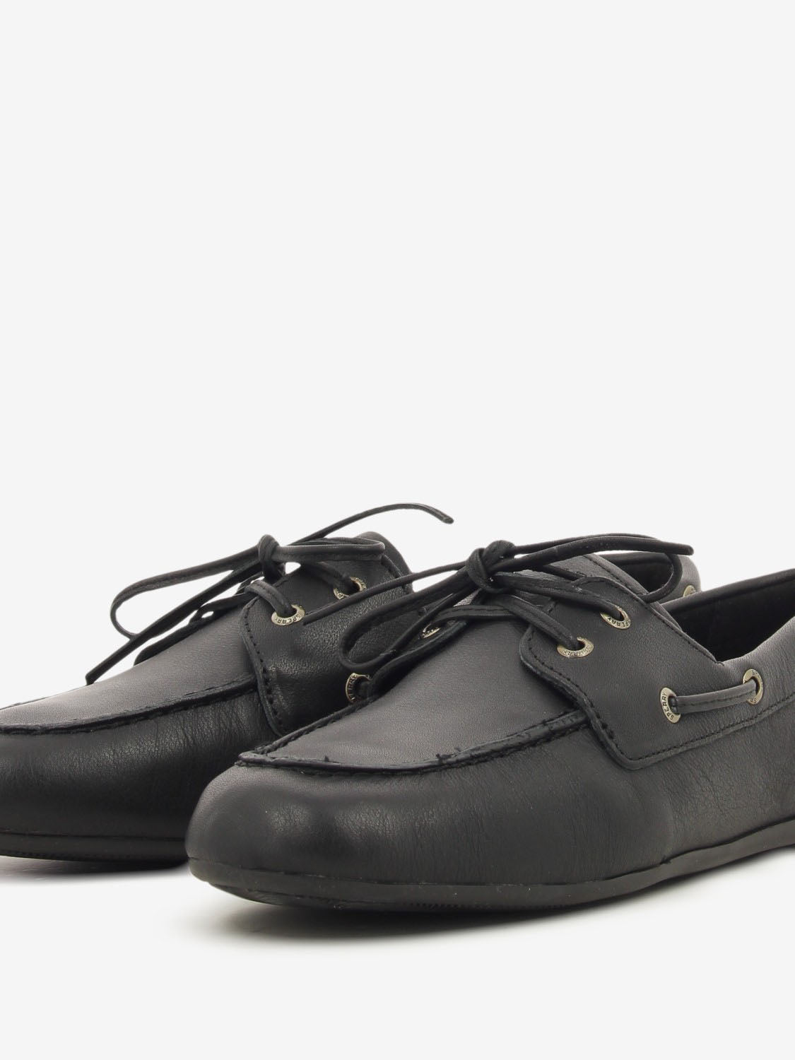 SLIMBOATKILT BLACK SMOOTH LEATHER SPSSLIMBOAT-BKL