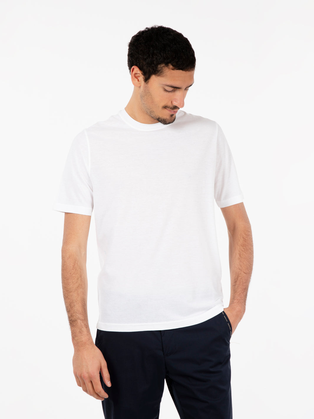 White cotton T-shirt