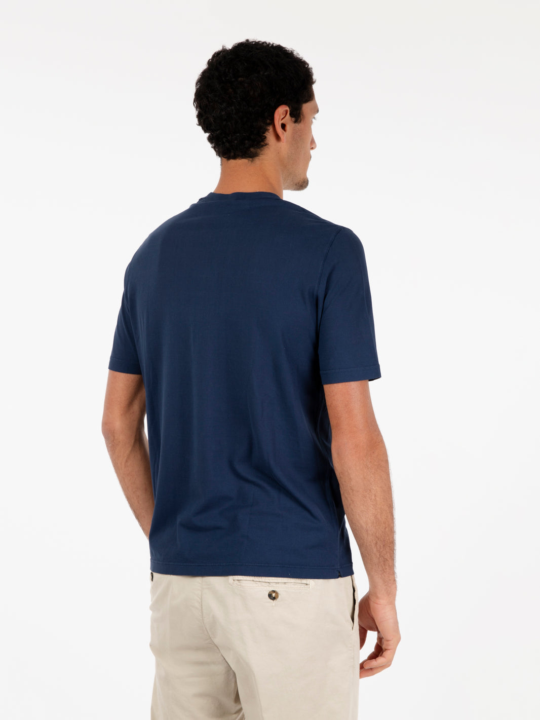 Indigo cotton t-shirt