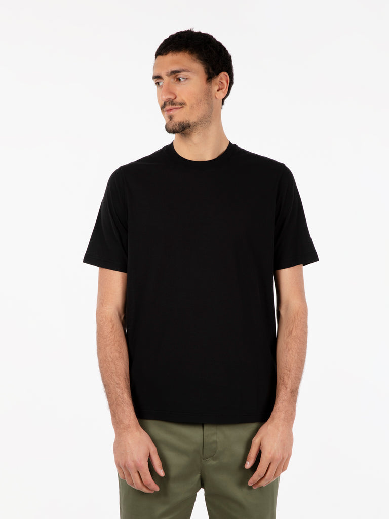 ST.MORITZ - T-shirt cotone nero