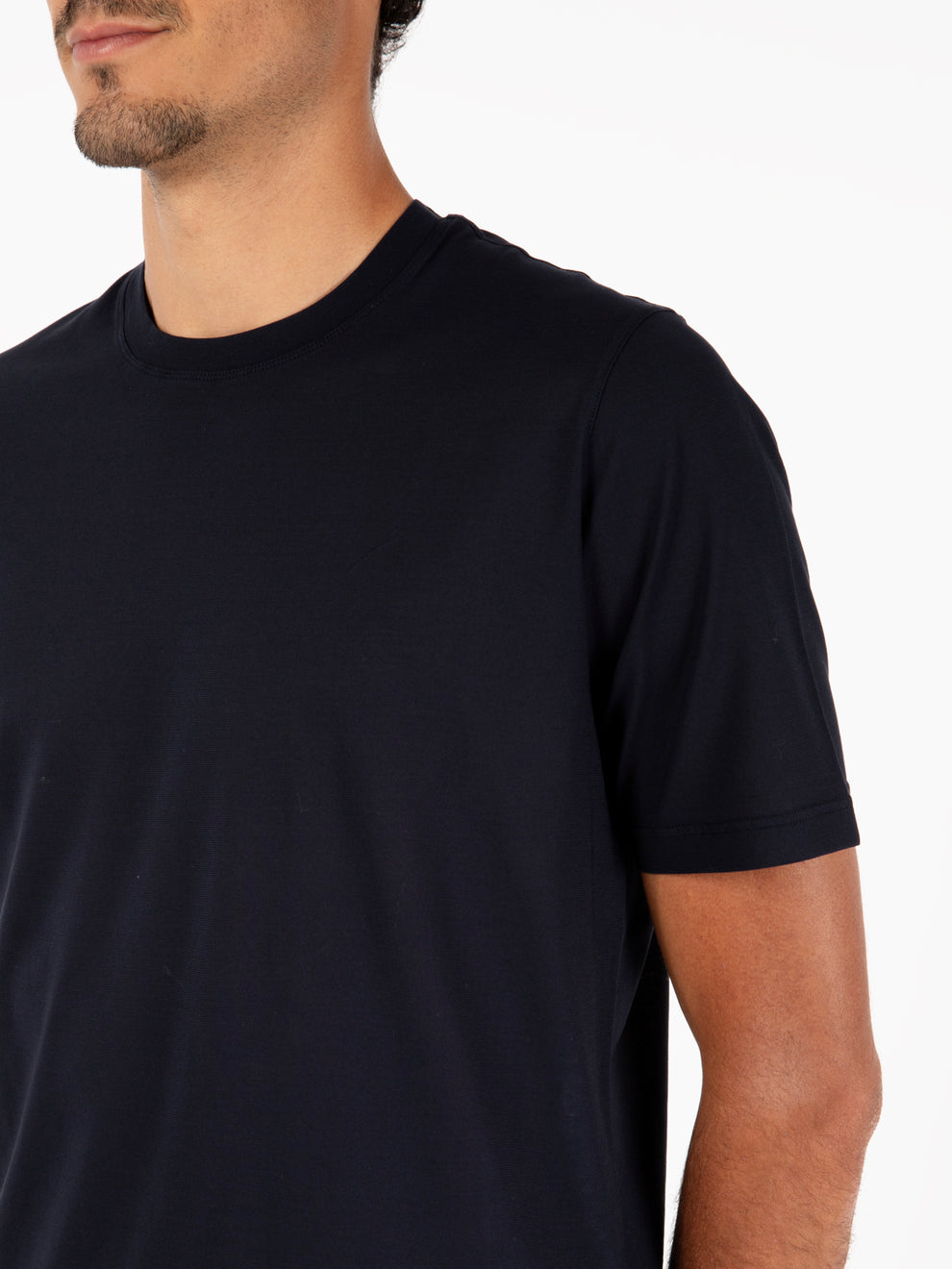Navy Cotton T-Shirt