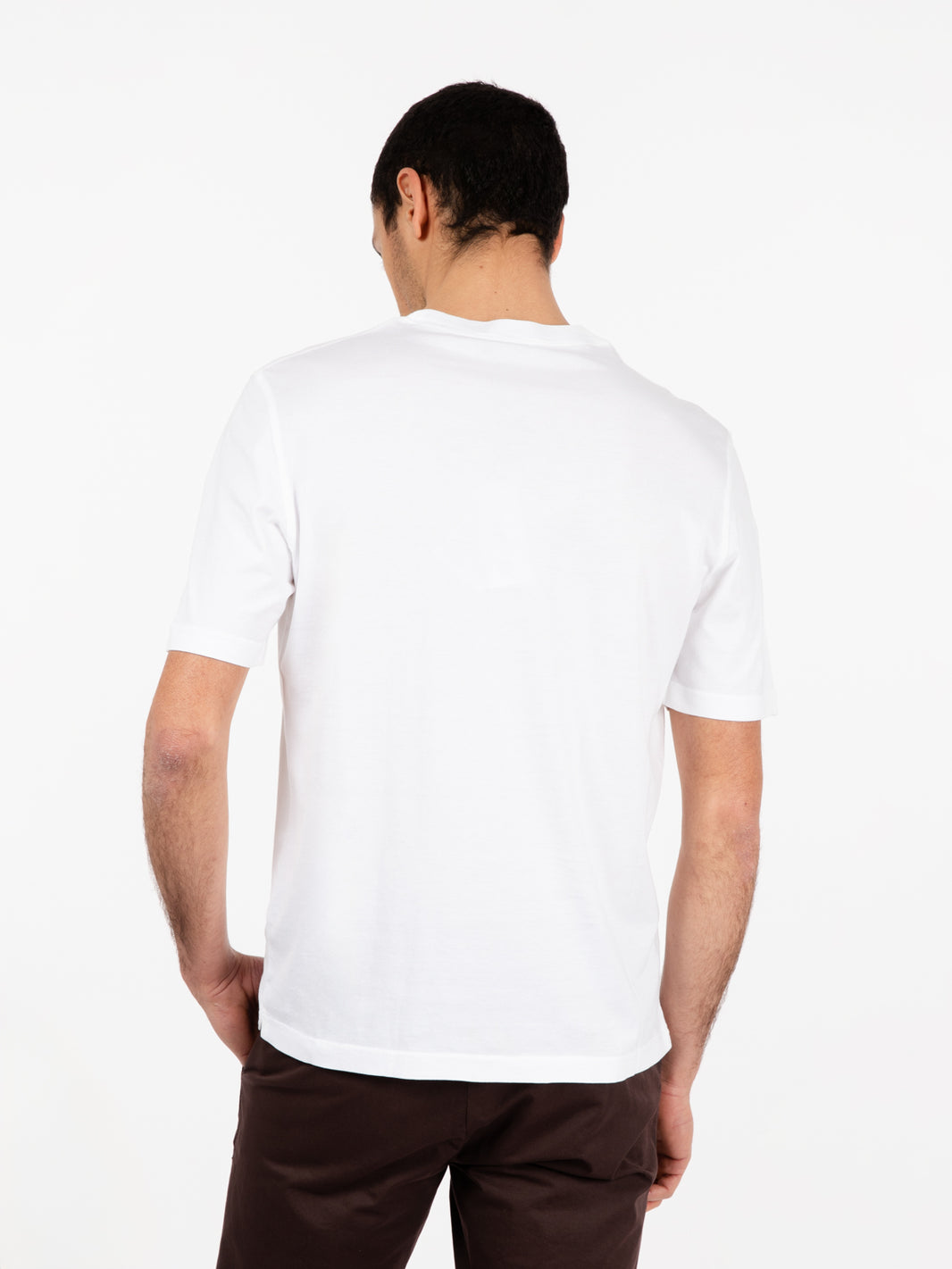 Jervin T-shirt cotton optical white