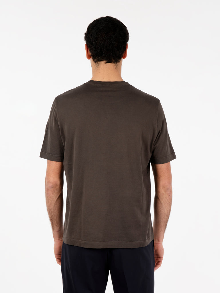 ST.MORITZ - T-shirt Jervin cotone caffè