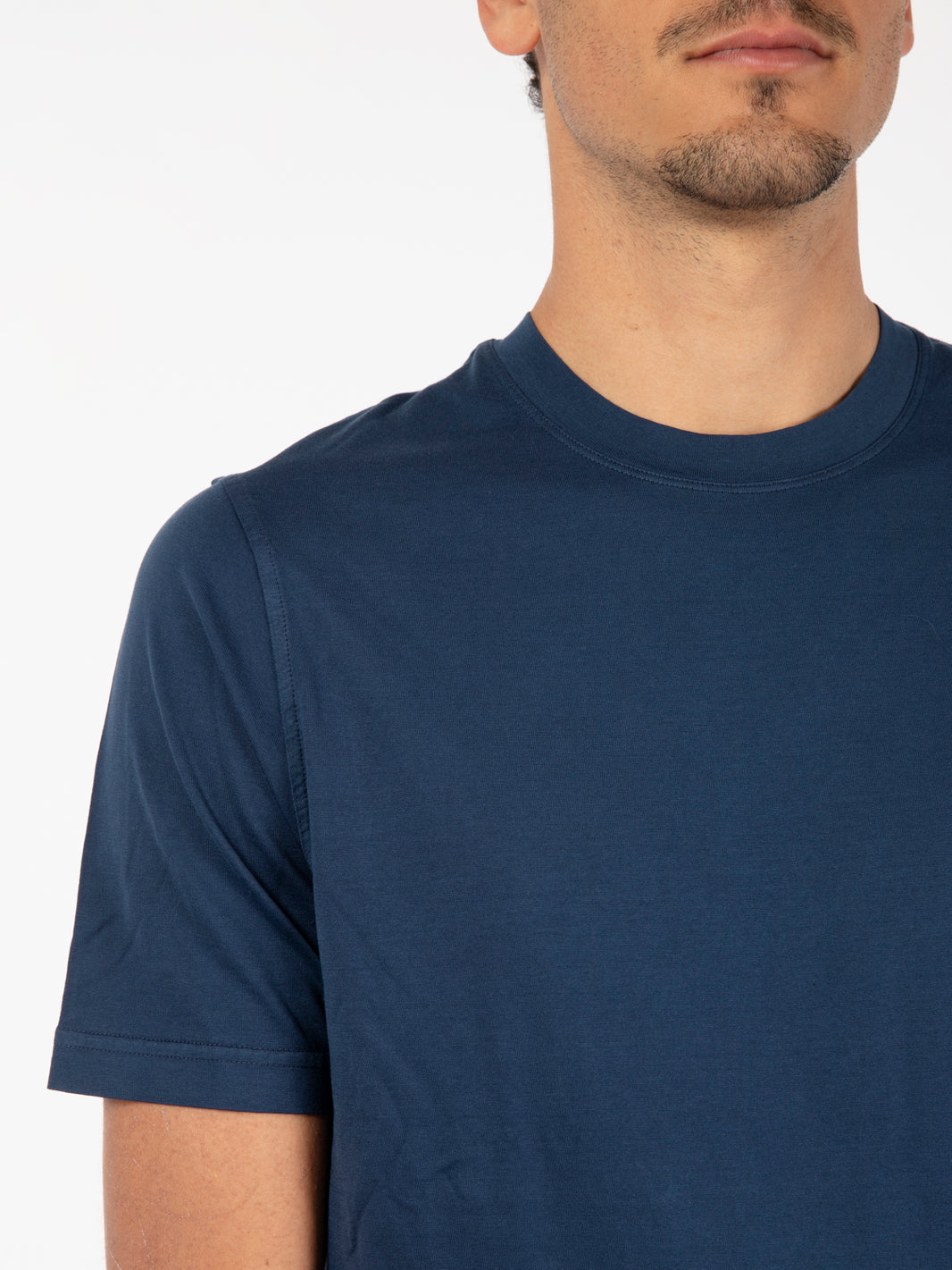 T-shirt Jervin cotone indaco