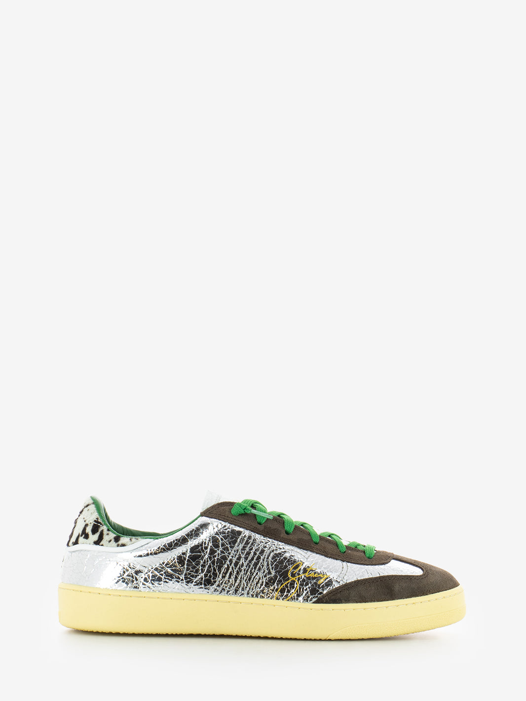Sneakers Lotus silver / cow