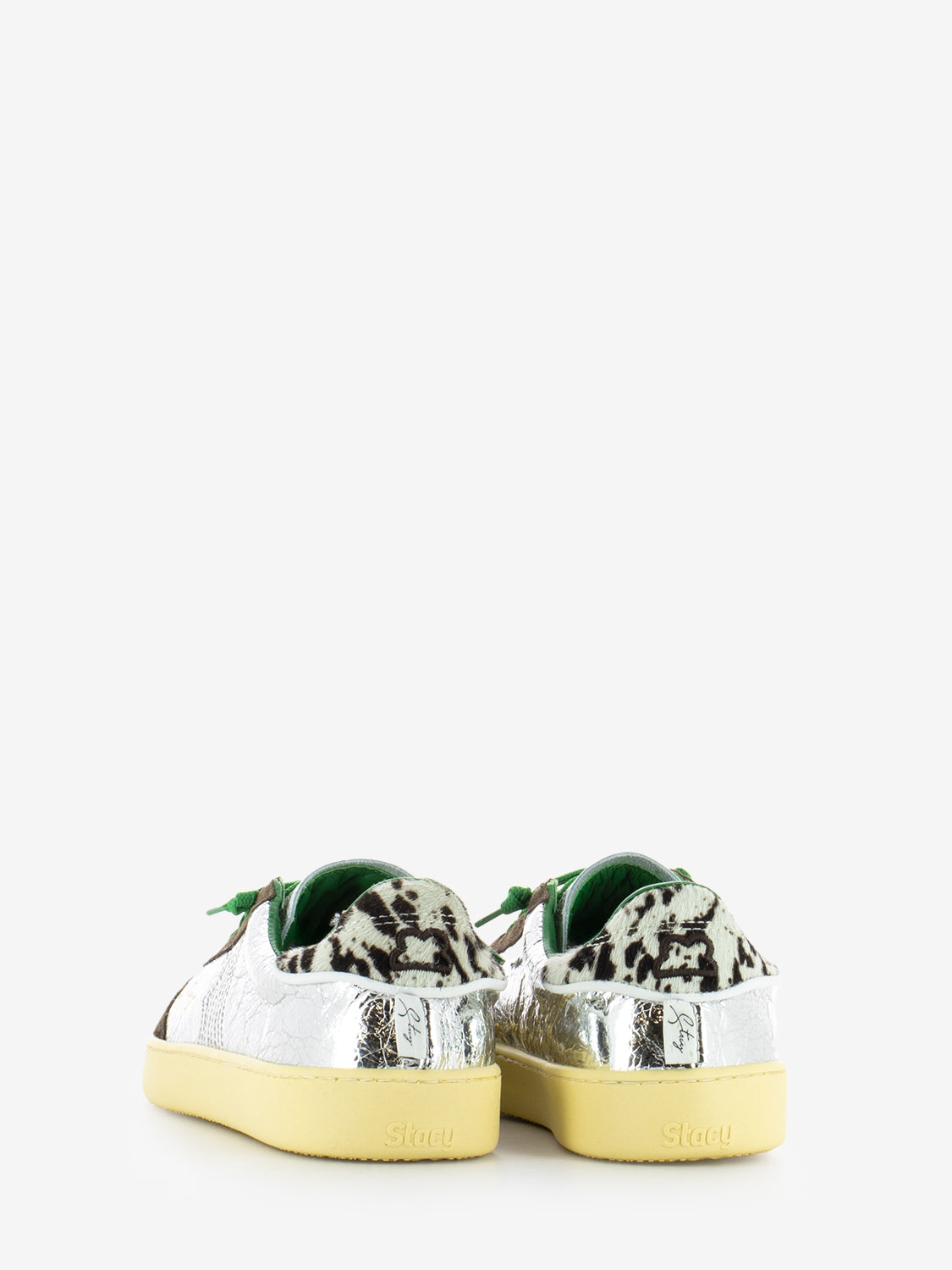 Sneakers Lotus silver / cow
