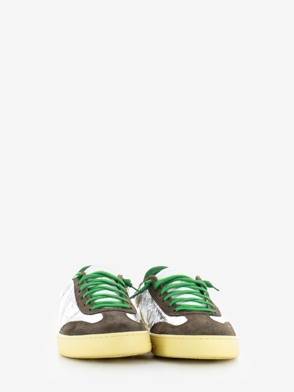 Sneakers Lotus silver / cow