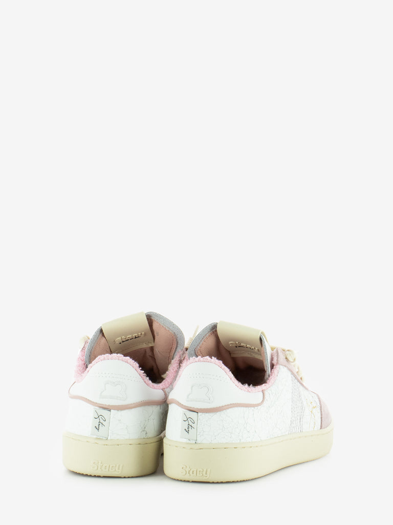 STACY - Sneakers Lotus white / barbie